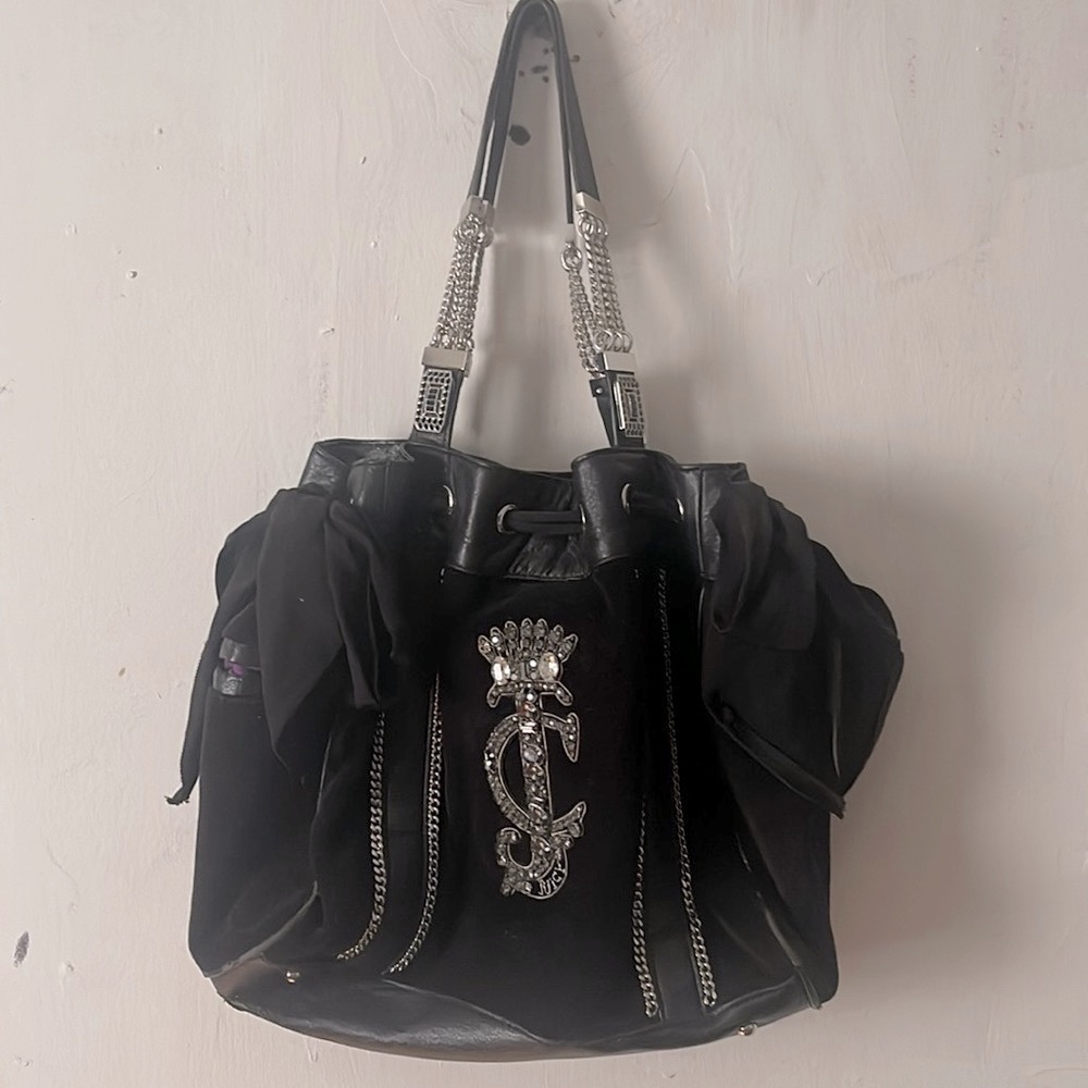 JUICY Couture Vintage Black Ribbon Bag